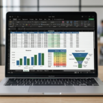 Build a custom Excel spreadsheet for sales operations showing commission tracking and pipeline management