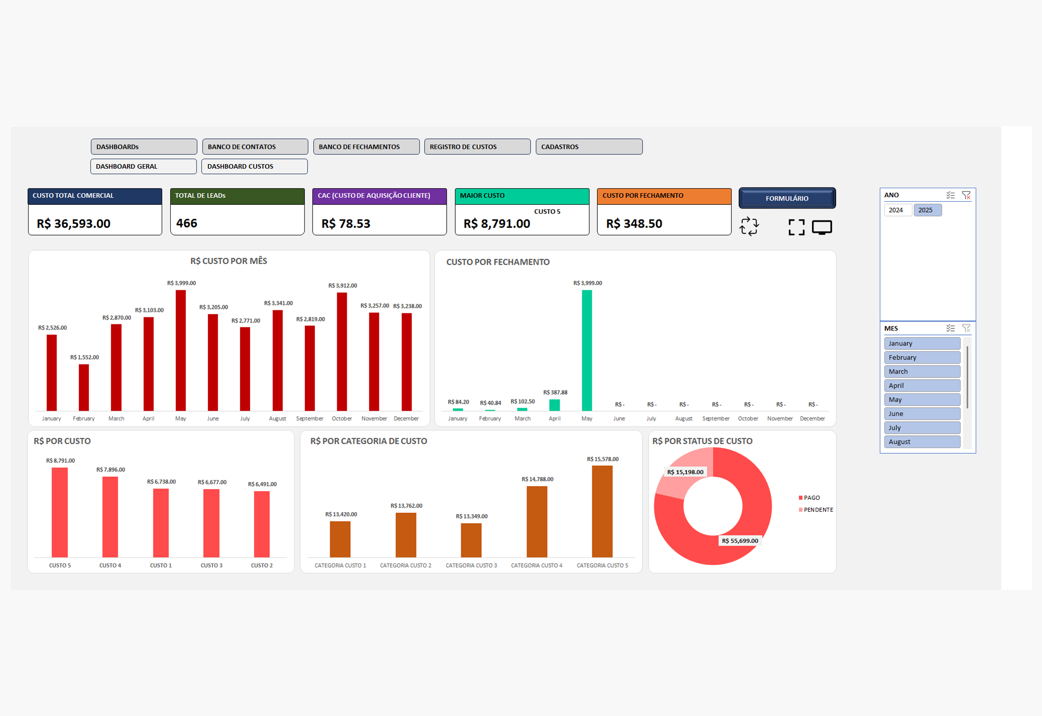 CRM — tela 2